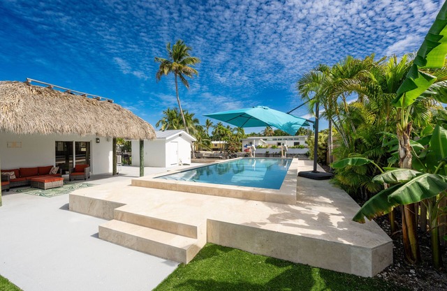 Double Lot Private Villa and Pool with Direct Boat Entry to Atlantic and Gulf.