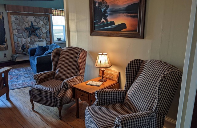 Downtown Hayward, WI apartment with view of Main street