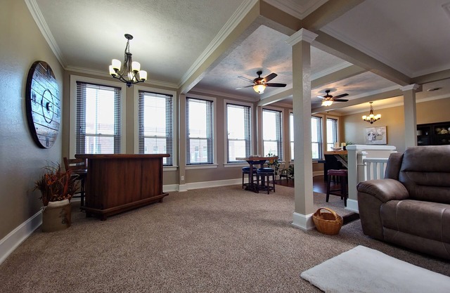 Downtown Sidney Loft close to the fun. Renovated historical building with a view