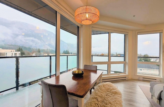 Downtown Squamish Penthouse with Mountain and Ocean Views