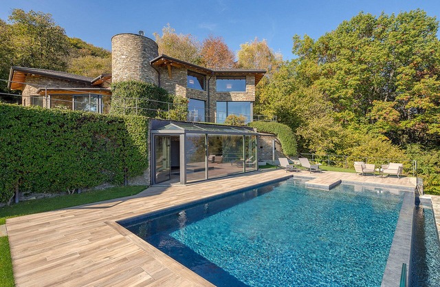 Traumvilla mit Pool und Spa und einmaliger Aussicht über den See! - Villa Petra