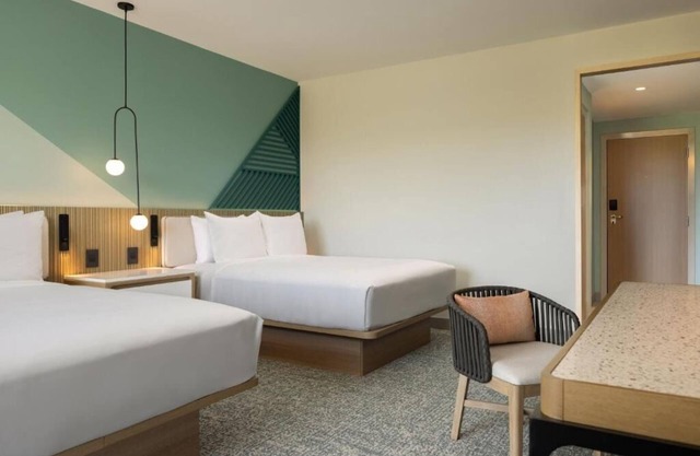 Dual Queen Beds, Courtyard Curacao, Perfect Island View, 2 Rooms, Pool Access