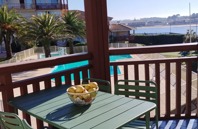 Duplex T2 Apartment mit Pool in Vieux-Boucau, Strandnah