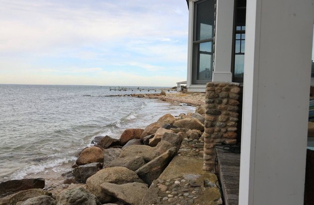 East Chop beach house, private beach with sunsets views.
