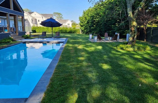 East Hampton Village! Excellent Location! Walk to Town New heated pool!
