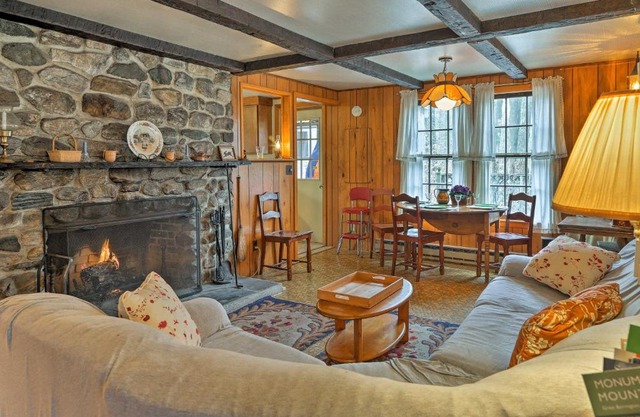 East Otis Reservoir Cabin with Porch - Walk to Lake!
