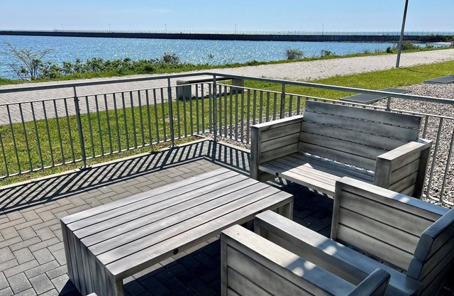 Eastside - rollstuhlgerecht, 1. Reihe, strandnah, Terrasse, Meerblick