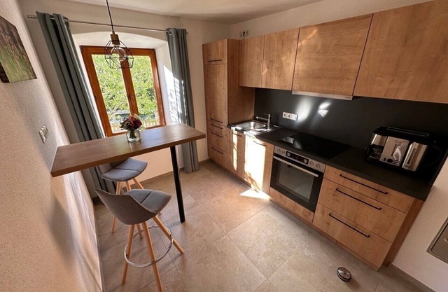Ferienwohnung Schlossblick 60 qm, sep. Schlafzimmer, Erdgeschoss, Barrierefrei