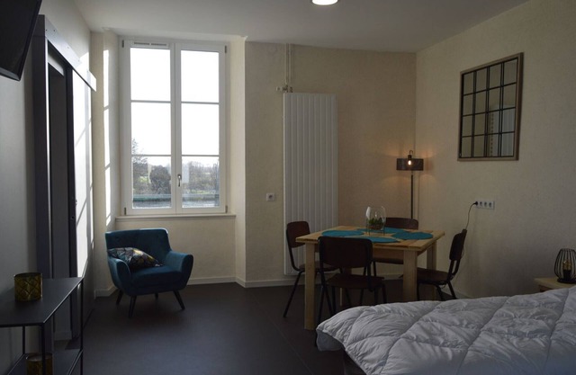 Ecoreniertes Studio in Lingé mit Terrasse und Parkplatz, barrierefrei