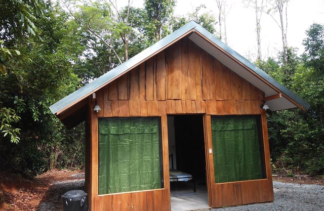 El Tucan Cabin mit Blick auf die Berge