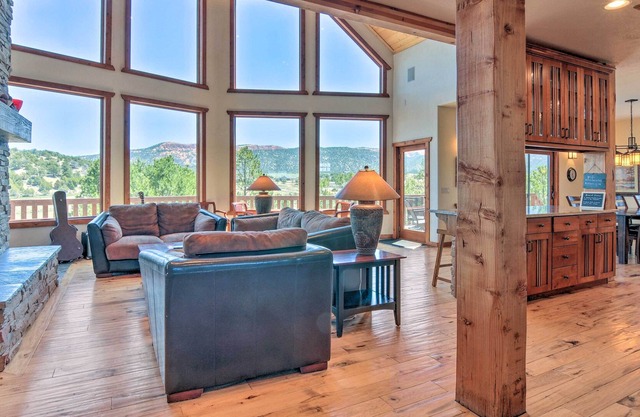 NEW! Elegant Retreat w/ Stunning Views & Hot Tub!