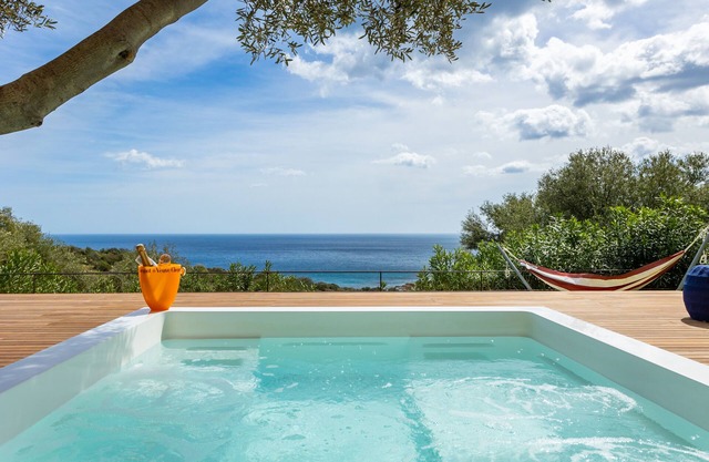 Elegant Sardinian villa with sea view and swimming pool