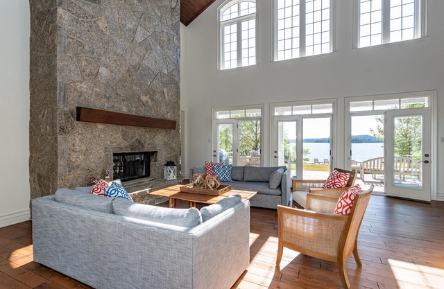 Elegant Vacation Estate on 7 Acres of Land with Private Sand Beach!