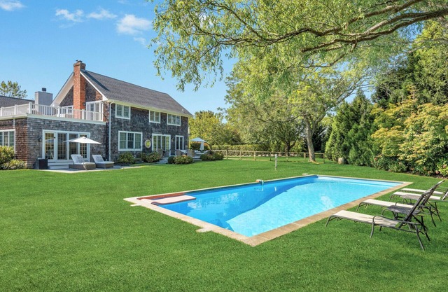 ELEGANT HAMPTONS RETREAT W/ PRIVATE POOL, SERENE SETTING, ON QUIET STREET,...