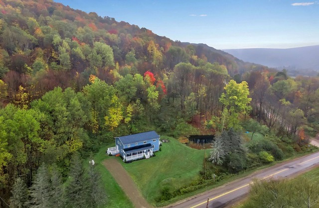 Ellicottville Chalet 3 Miles From Village on a secluded lot w/pond