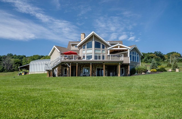 Enchanted Hill: rural home with a hot tub and view, close to Keuka Lake