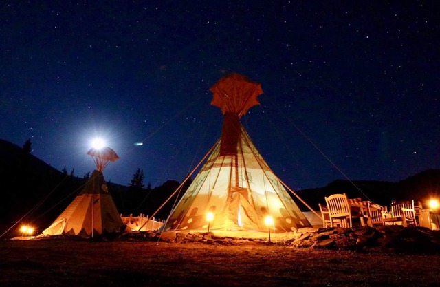 Enjoy a "Weekend in the Wild" in a Luxurious Tipi!