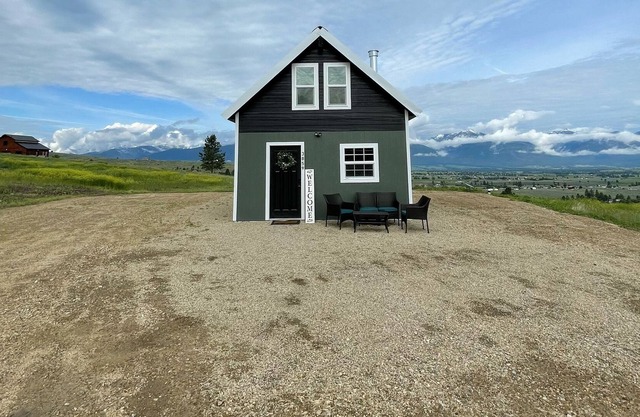 Enjoy the amazing views from the Bitterroot Cottage