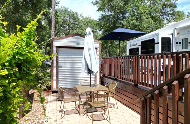 Enjoyable 1 bedroom RV - Resort with Lake access and Community Pool