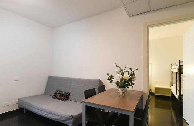 Apartment with shower