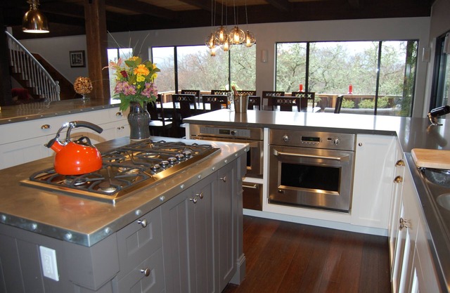 Das Haus des Entertainers mit der Küche des Chefs, die Napa Valley übersieht