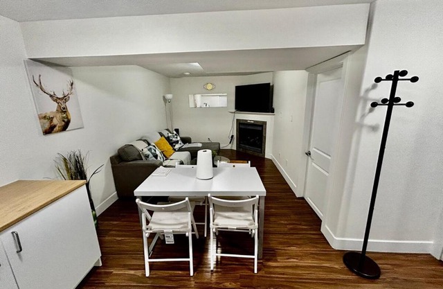 Entire 1 bedroom basement suite with Kitchenette and Laundry