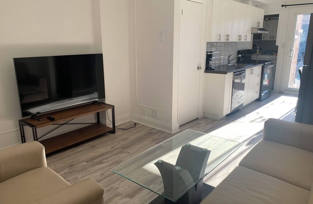 Entire apartment, very nice and freshly renewed is located at the second floor.