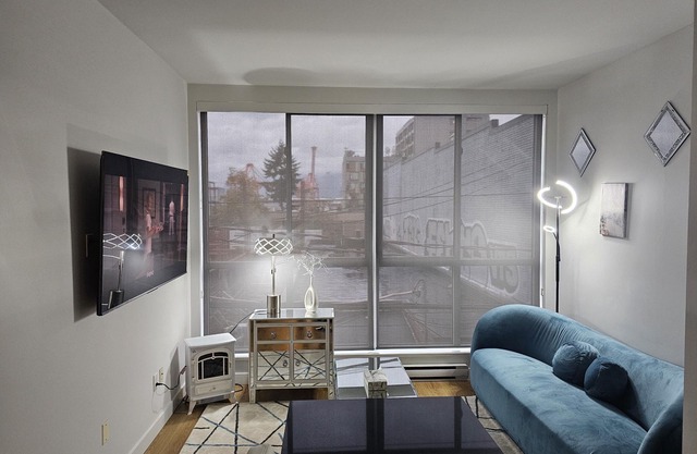 Entire Space of Modern Apartment Downtown Vancouver Neighbourhood