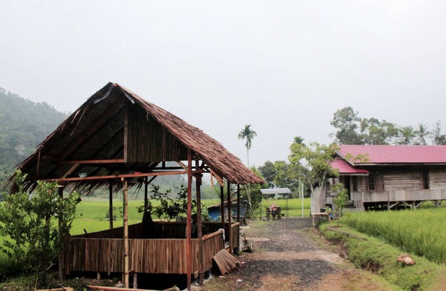 Entra Lodge Blick auf die Berge