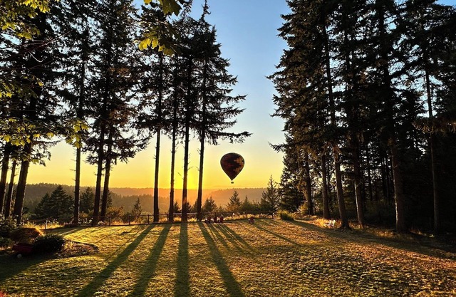 Enumclaw Plateau Panoramic Sunset Mountain View