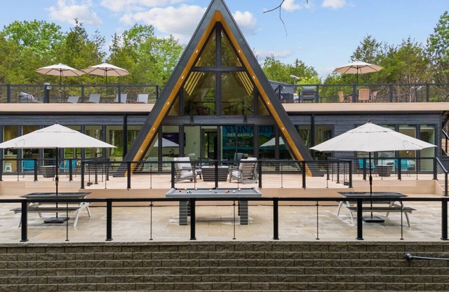 Epic A-Frame Retreat | Rooftop, Theater, Hot Tub + Sauna