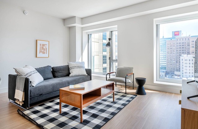 Epic Oakland 2BR w/ AC, W/D, Sky Deck, next to BART, by Blueground