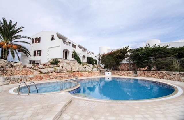 Es brucs, quiet and secluded town in the bay of cala morell