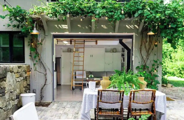 Escape to The River Loft, a secluded private riverfront retreat in Weston, CT.
