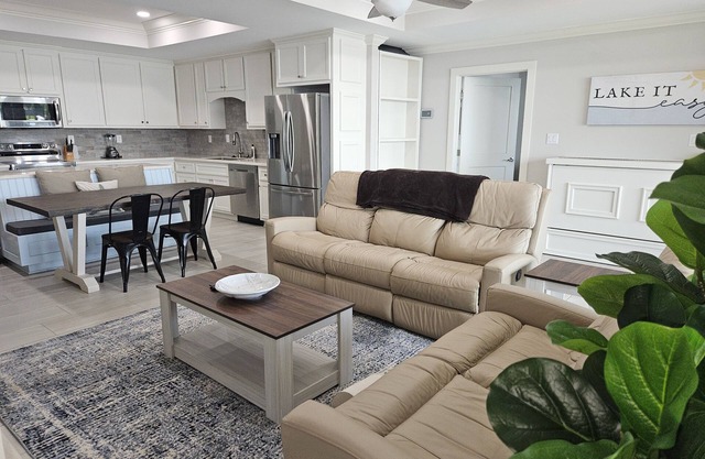 Escape to this beautiful lakefront unit on Lake June!