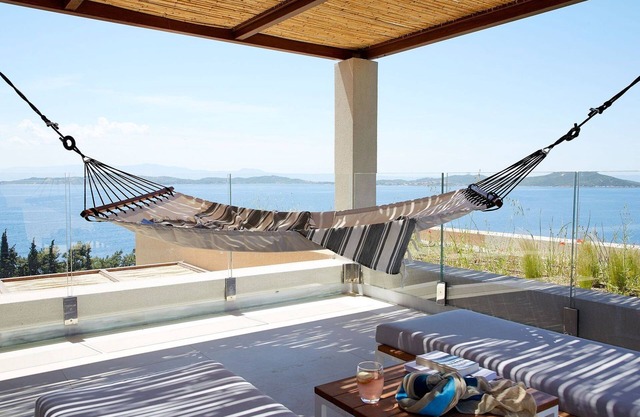 Hervorragende Chalkidiki Villa | Wohnvilla 1 | 2 Schlafzimmer | Atemberaubende Aussicht auf das Meer