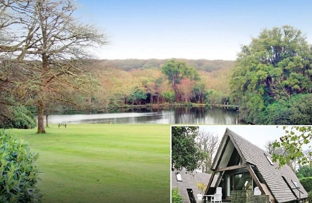 Exceptional 3-bedroom lodge on spacious country estate. Free gym, pool & more.