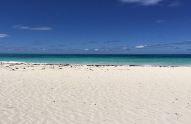 Stunning Beach, Reef und am Heimprivat South End von Guana Cay