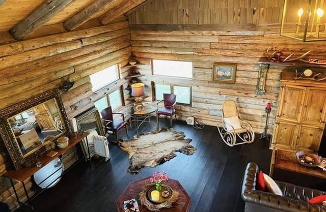 Experience Rustic Living in a Real Log Cabin 75 Acres of Natural Beauty