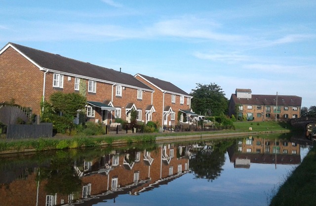 Mit Blick auf den Shropshire Union Canal