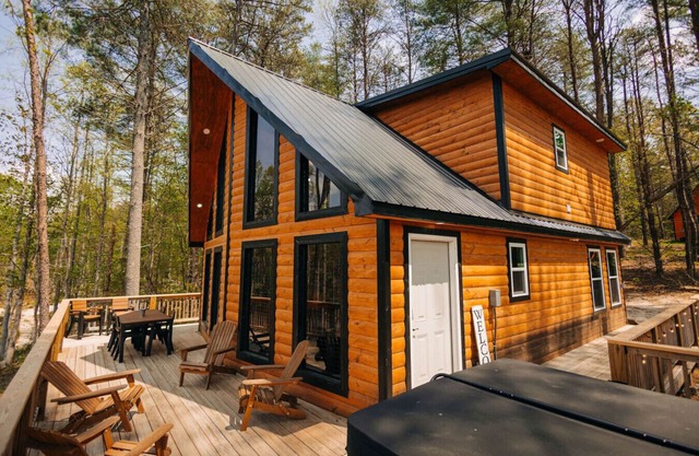Family Forest Cabin | Kids Games | Private Hot Tub