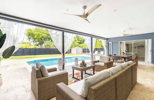 Family-Friendly 4BR 3BA Vacation Rental with Private Pool Near Hard Rock Casino