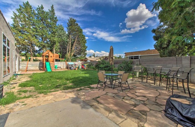 Family-Friendly Escape with Jungle Gym and Yard!