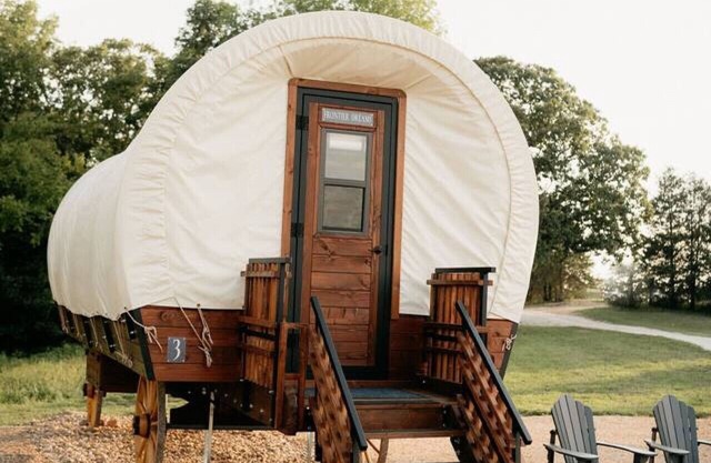 Family-Friendly Ranch Stay in Covered Wagon | Trails & Animals