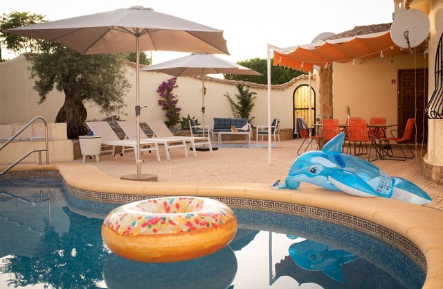 Family-friendly villa with private pool in a fantastic location.