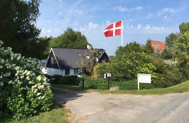 Family house near beach with garden