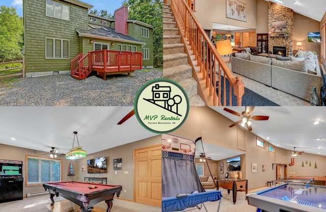Family-Pet Retreat-2GmRms-FullyFncdYd-PoolTbl-AirHocky-Shfflbrd-SkiBall-PingPong