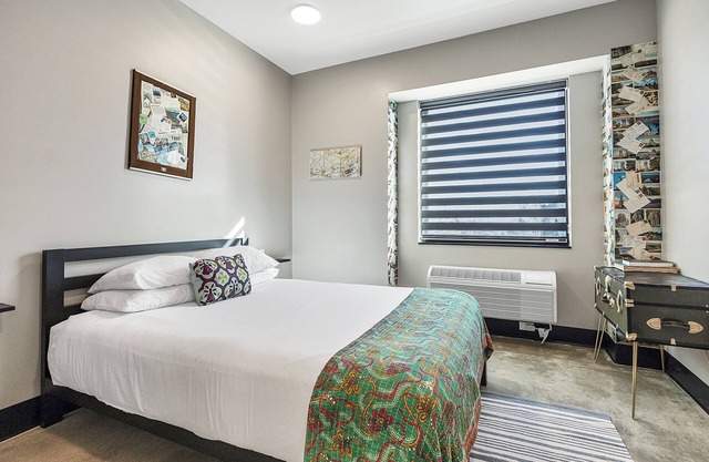 Family suite with private kitchenette in boutique hotel with onsite activities