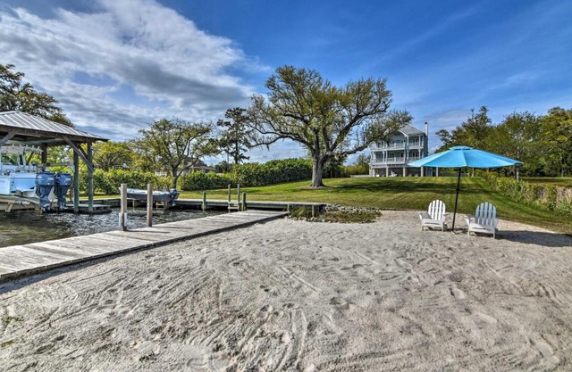 Family Waterfront Getaway with Pool and Boat Dock