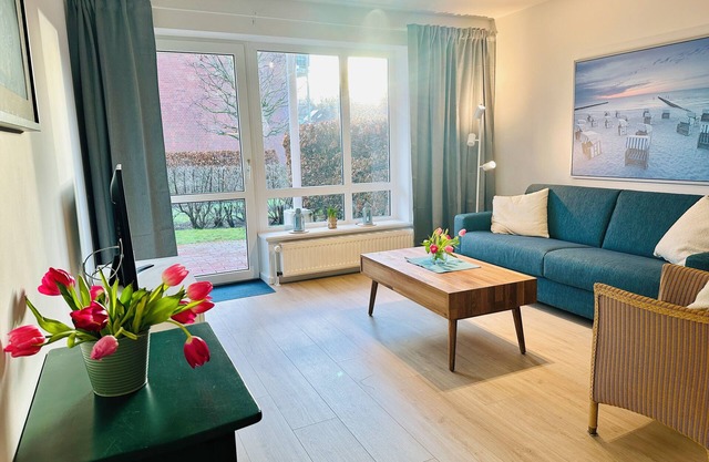 Traumhafte Wohnung Mathilda, nur wenige Meter am Strand für 4 Personen.